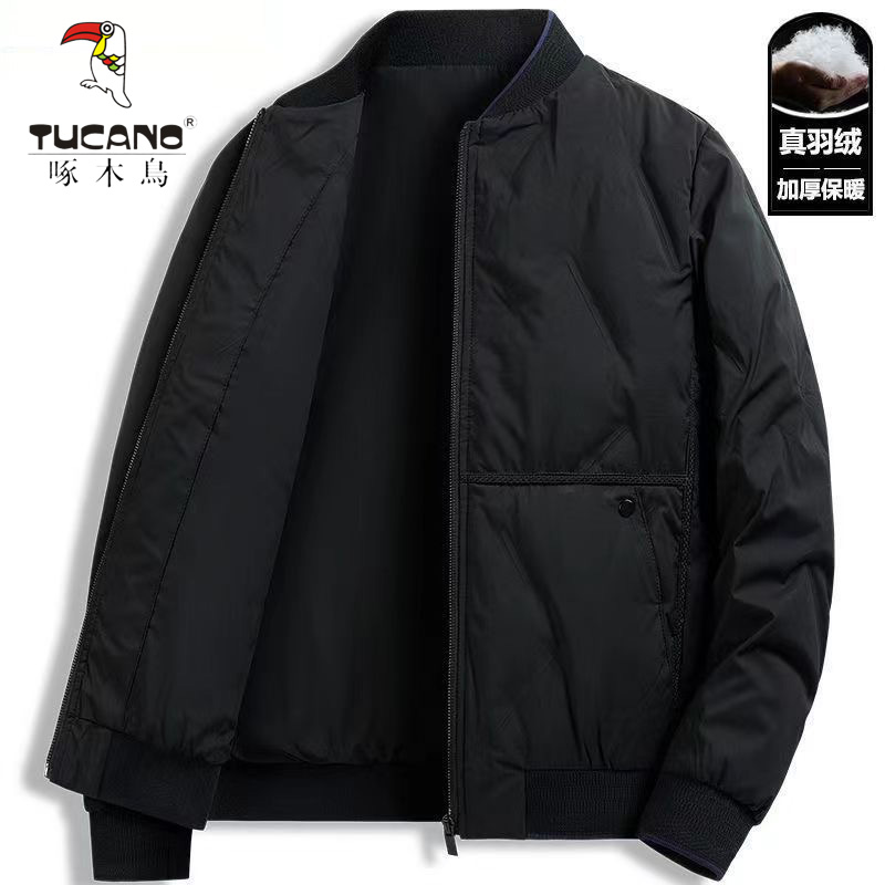 TUCANO/啄木鳥冬季新款棉服男士休闲外套立领轻薄御寒加厚保暖款