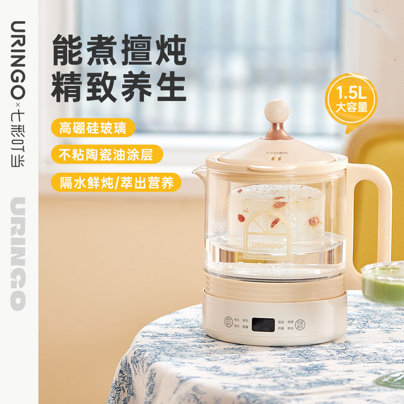 出口日本养生壶家用多功能养生花茶水壶炖盅配件办公室小型煮茶