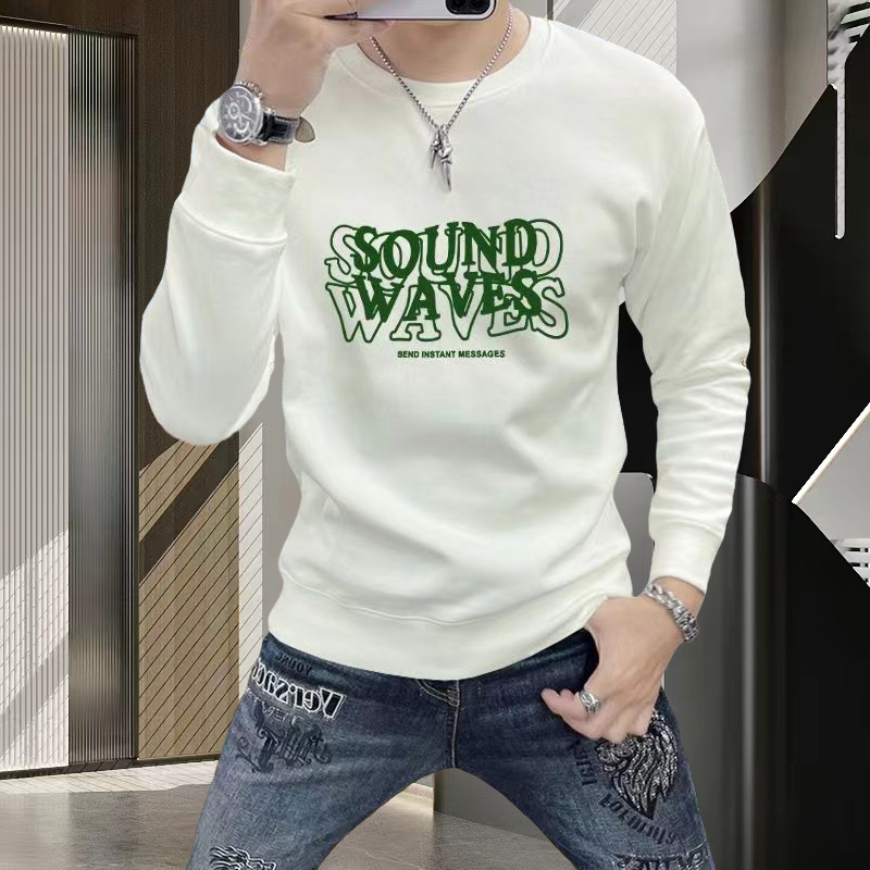 卫衣男款爆款2023秋季新款潮流休闲字母印花长袖衣服套头圆领外套
