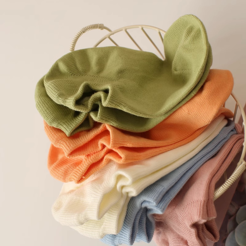 袜子女浅口隐形短袜春秋季ins潮夏天薄款防滑不掉跟纯色船袜