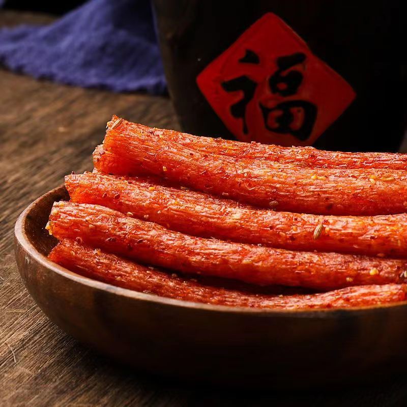 笑辣辣湖南特产辣条麻辣休闲零食怀旧香辣棒网红零食素食面筋制品