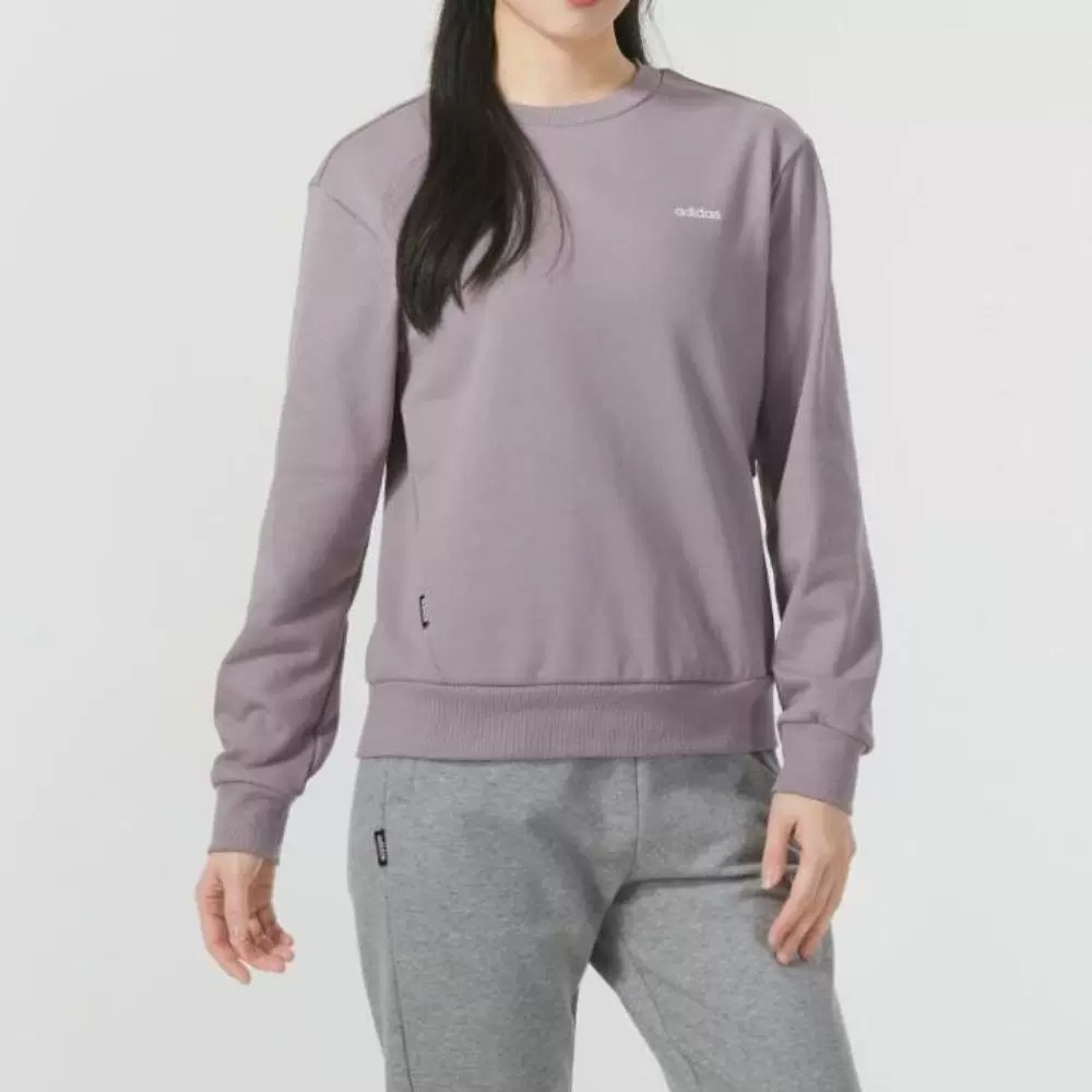 Adidas/阿迪达斯女子款套头跑步潮流上衣休闲运动春季卫衣 JI6453