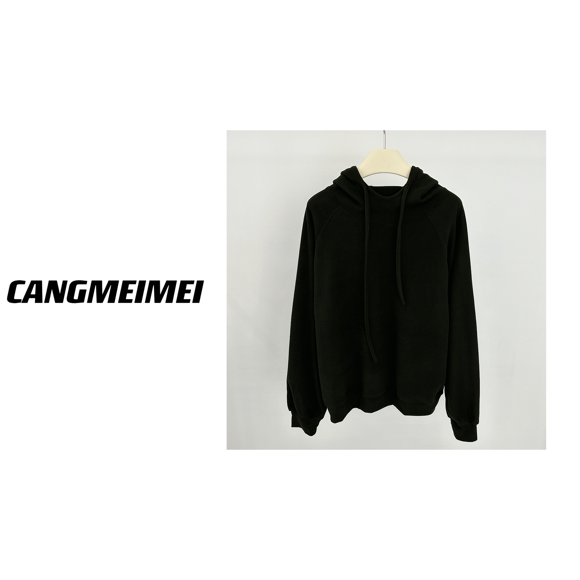 仓美美精选-产地溯源宝藏衣橱美拉德德绒连帽衫