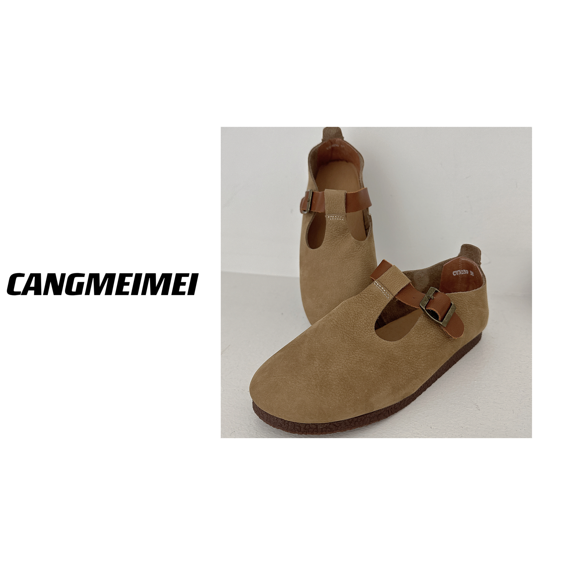 仓美美精选-产地溯源纯手工牛皮鞋（正码正拍！半码脚拍大）