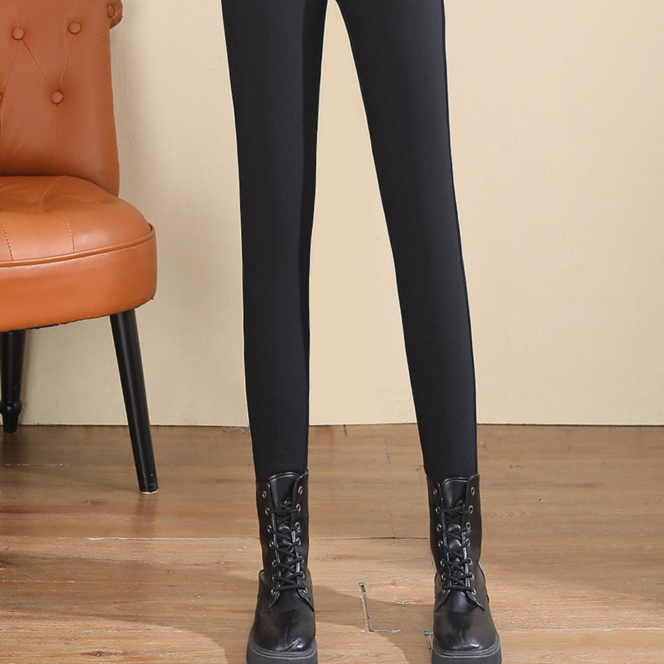 女士羊毛修身显瘦外穿保暖裤22997