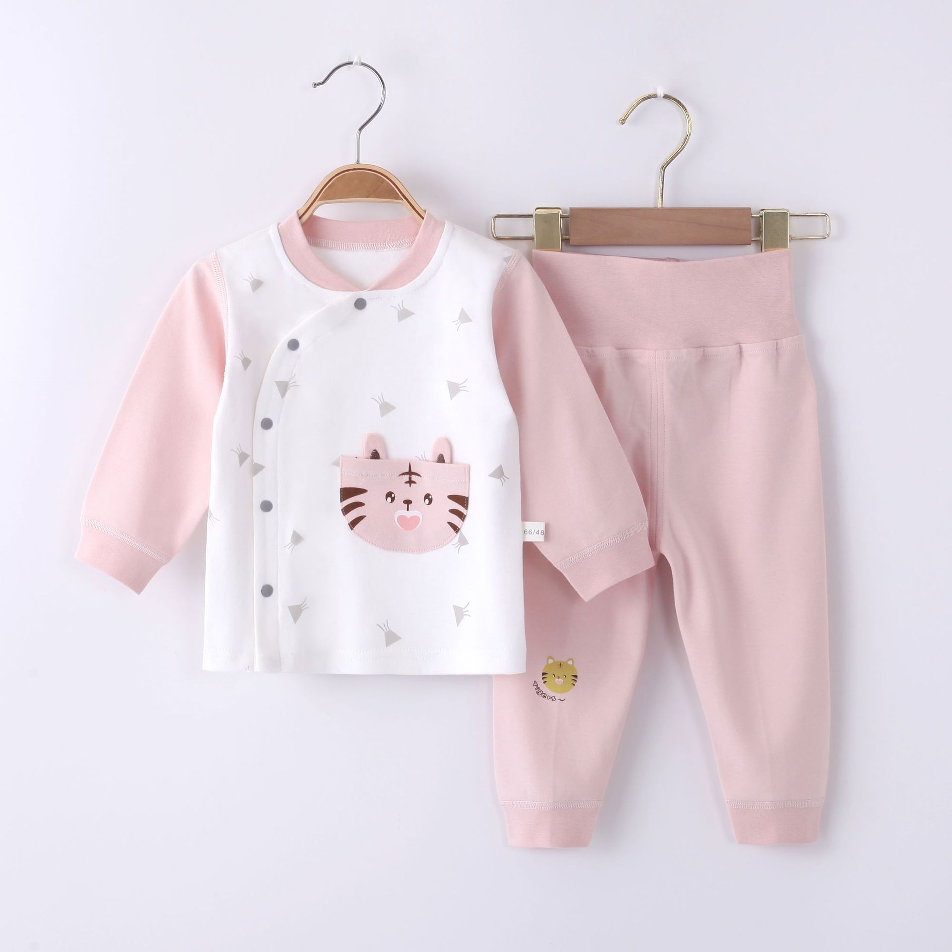 【胖嘟嘟】婴儿打底宝宝衣服婴儿分体套装【XY高腰套装】