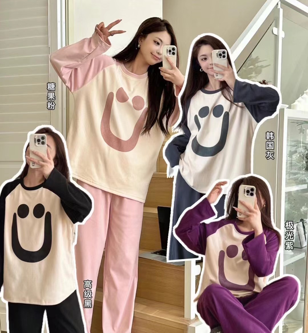 冬季女士圆领休闲亲肤家居服1005#