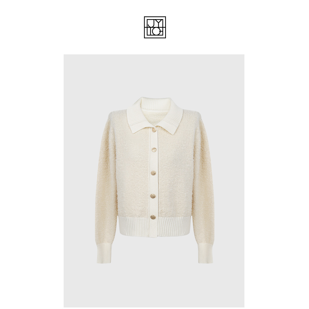 姣爷可趣儿 【左岸】气质显瘦长袖针织开衫毛衣 WN-307KS-MZ23180