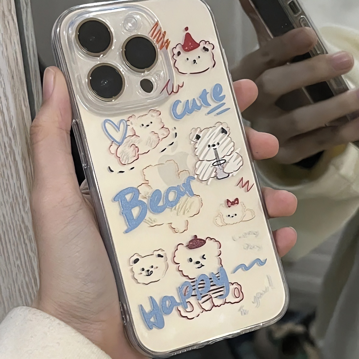 红帽小熊适用iPhone15promax手机壳14/13女12华为/小米/vivo/oppo