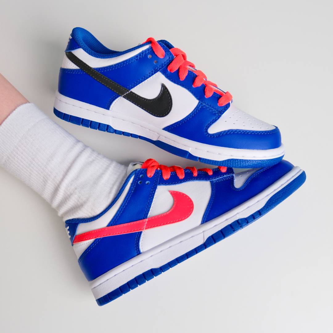 Nike/耐克 Dunk Low（GS）机器猫新款时尚百搭板鞋CW1590-104瑕疵