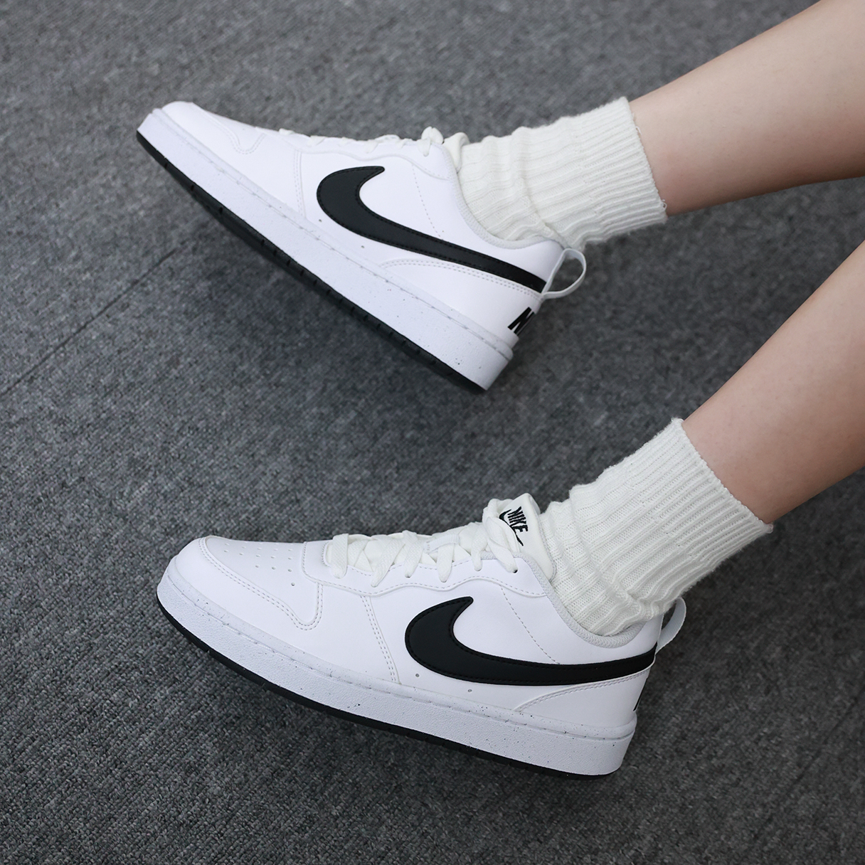 Nike/耐克 COURT LOW GS新夏季经典白低帮时尚板鞋女鞋DV5456-104