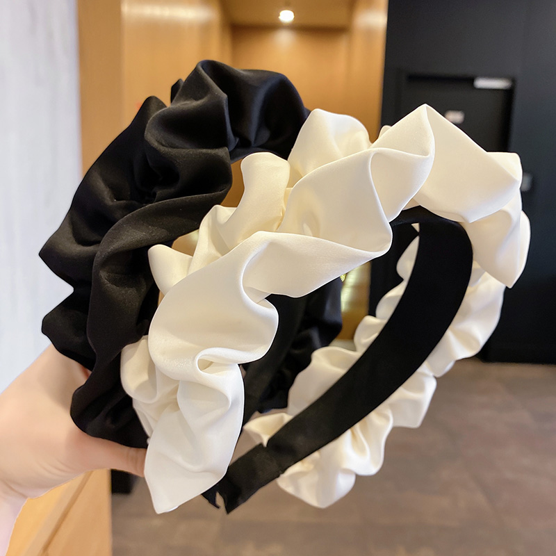 【小小专属】9.9/2个 发箍女高颅顶褶皱头箍新款盘发器