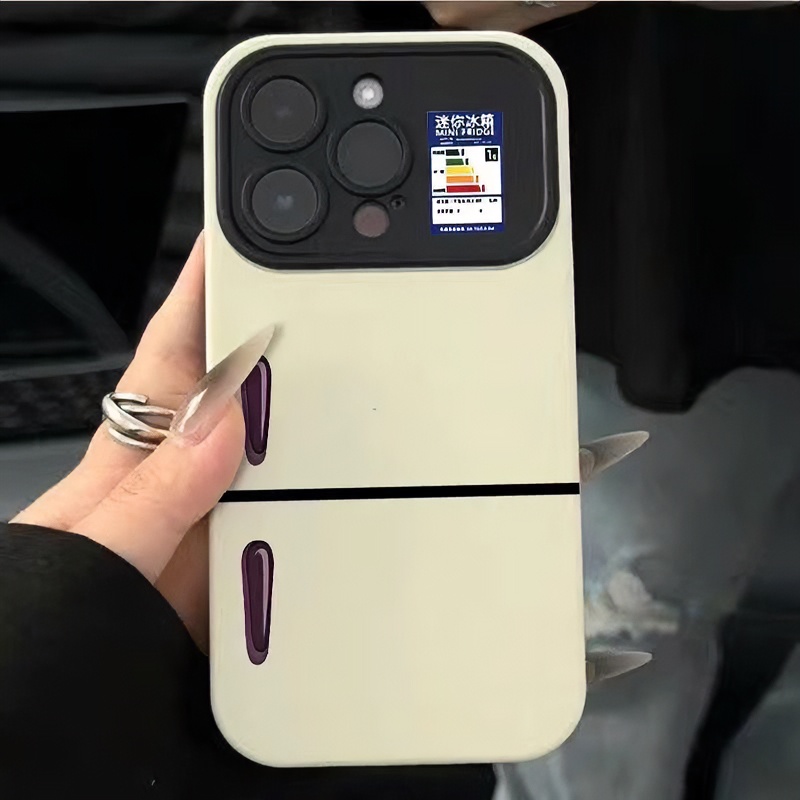 黑框冰箱适用iPhone15/14promax手机壳13女12华为/oppo/小米/vivo