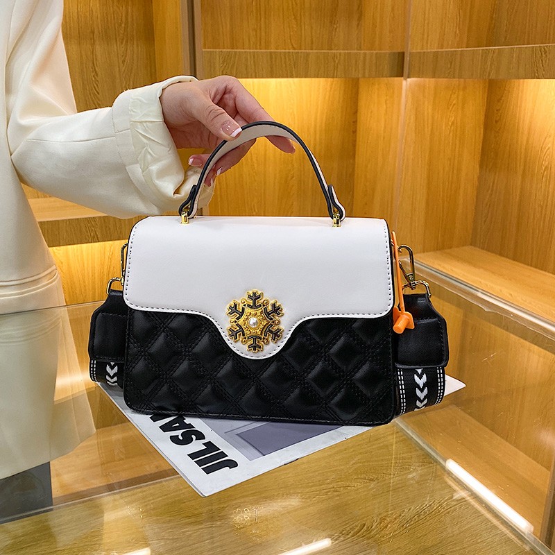 轻奢时尚单肩包百搭手提包斜挎包休闲女包