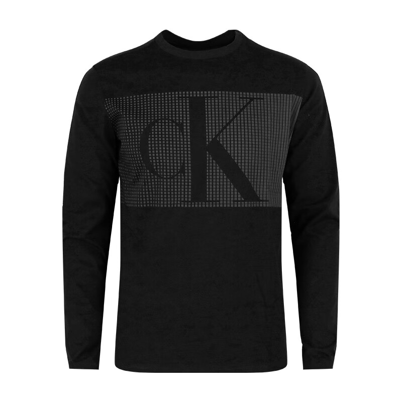 全新未使用 Calvin Klein/凯文克莱 CK男士休闲圆领长袖T恤打底衫