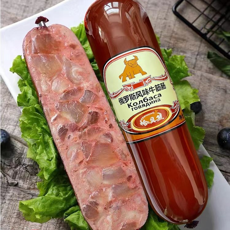 【小扬哥推荐】俄罗斯风味牛筋肠180g在家宵夜地道下酒菜即食零食