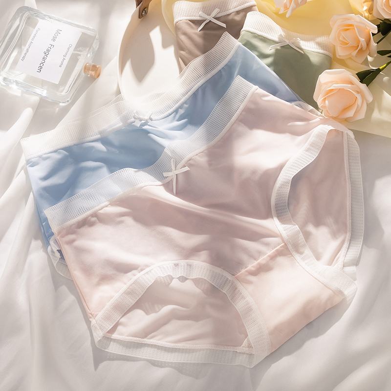 PINCAI/品彩舒适透气无痕运动女生时尚夏季少女简约日系韩版内裤