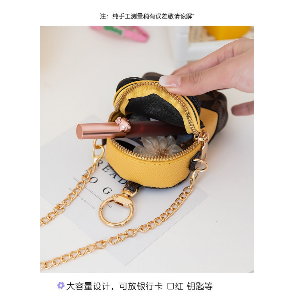 【专属】 女ins风轻奢时尚斜挎小巧可爱迷你钥匙小包包零包