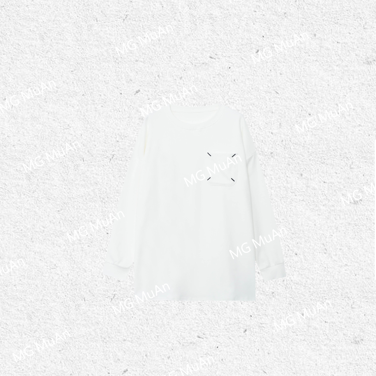 【口袋打底】磨毛版 "口袋系列“”定制百搭上衣男女情侣款HH-5912