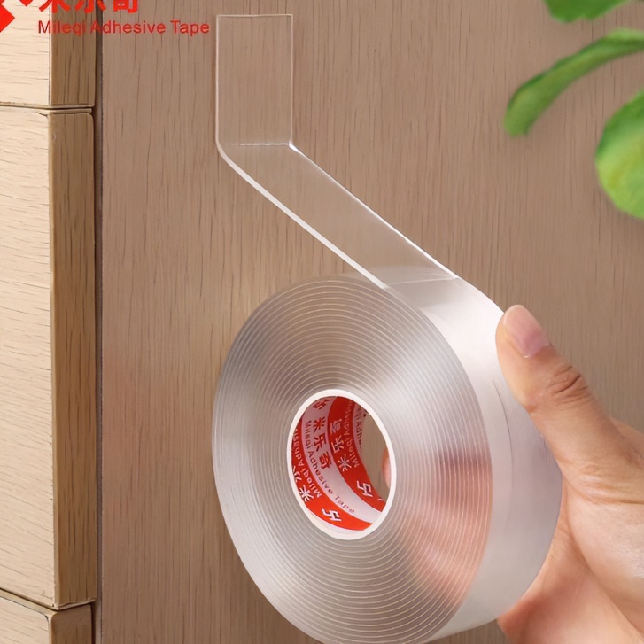 纳米双面胶高粘度无痕贴不留胶易撕贴超强防水两面胶贴纳米胶带