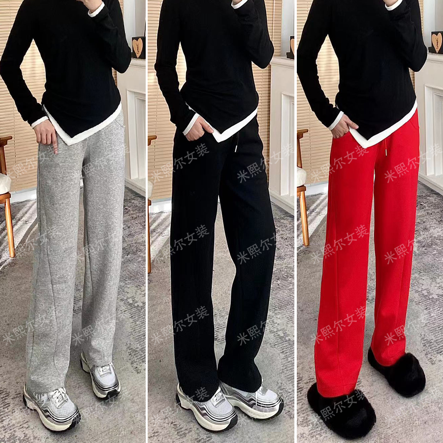 【年底青仓】松紧腰宽松阔腿香蕉裤卫裤 三色三长度可选 2023年女装