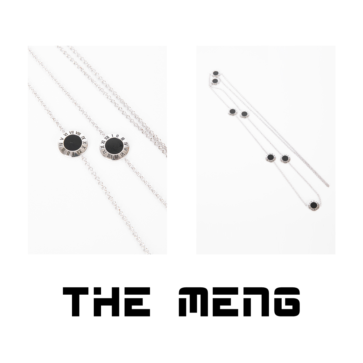 钛钢项链 THE MENG【搭配单品】轻奢镶嵌简约通勤项链#LG9868