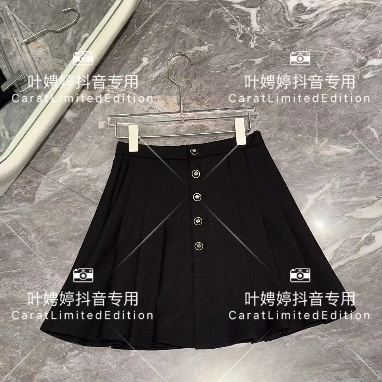 2023冬季新款学院风减龄气质甜美百搭显瘦包臀百褶半身裙PT1239