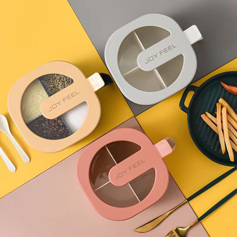 调料盒厨房组合多格家用调味瓶罐子佐料盐罐收纳盒糖味精瓶装盐盒