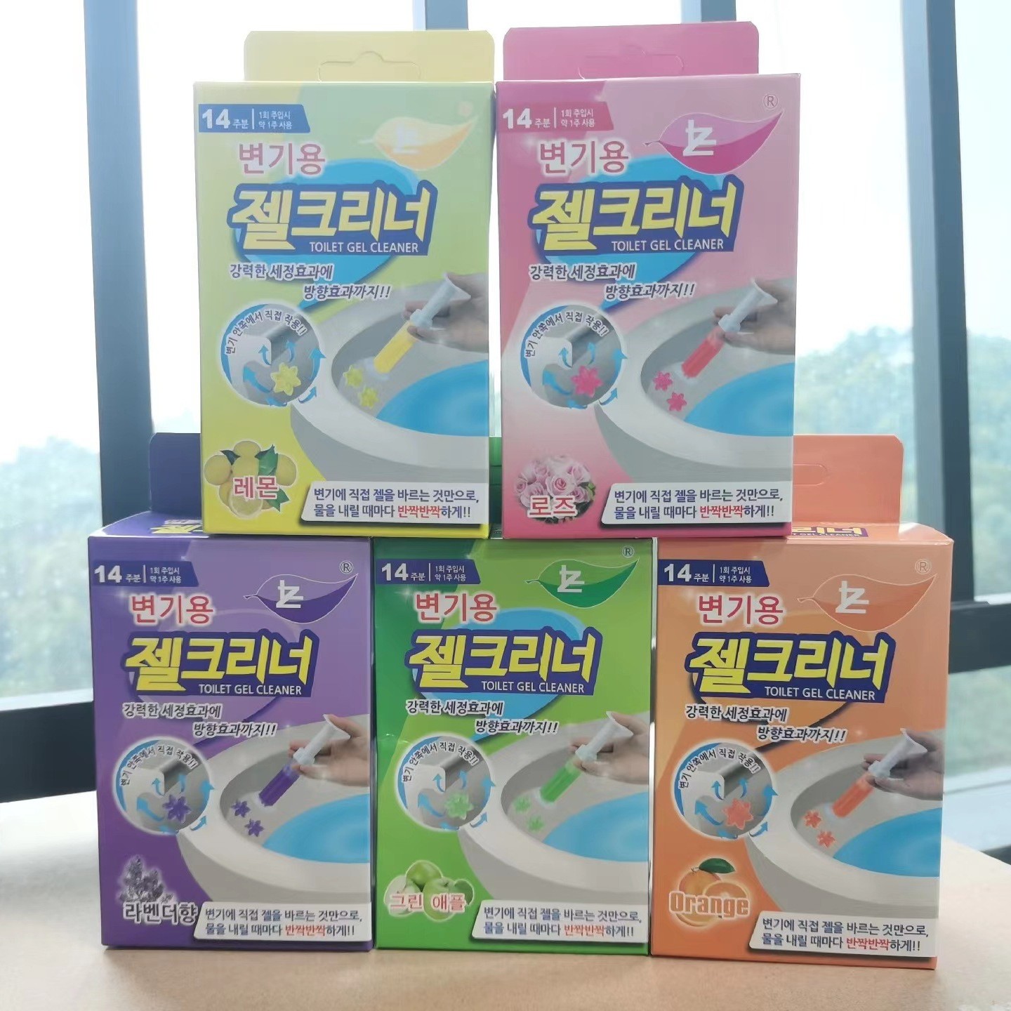 【出口韩国】马桶小花清香厕所强效除臭洁厕宝香薰马桶清洁剂清香