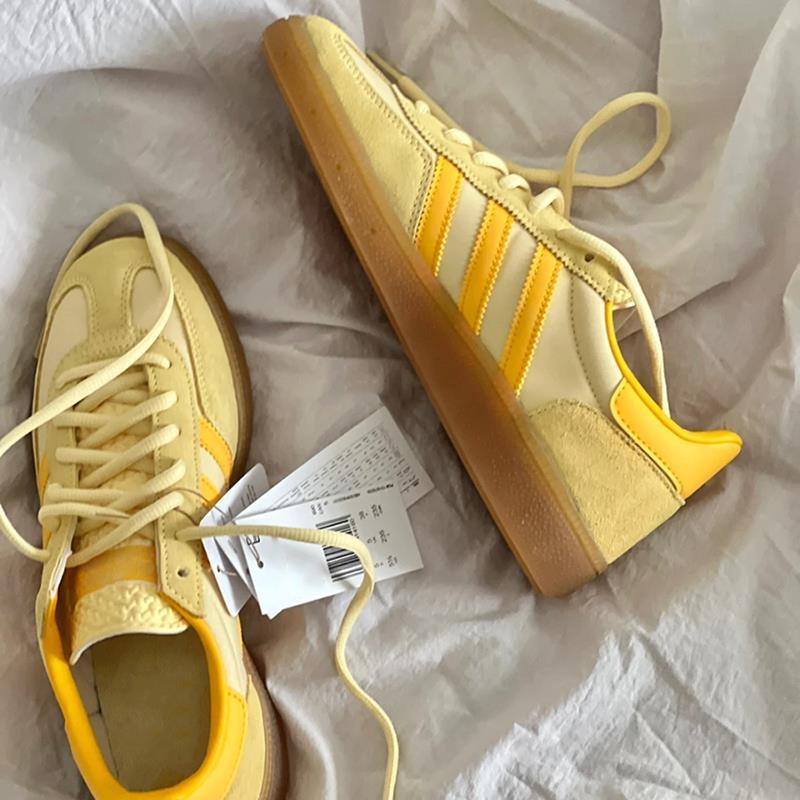 四季回力休闲德训鞋经典休闲拼色运动系带平底鞋女秋季新款翻毛皮