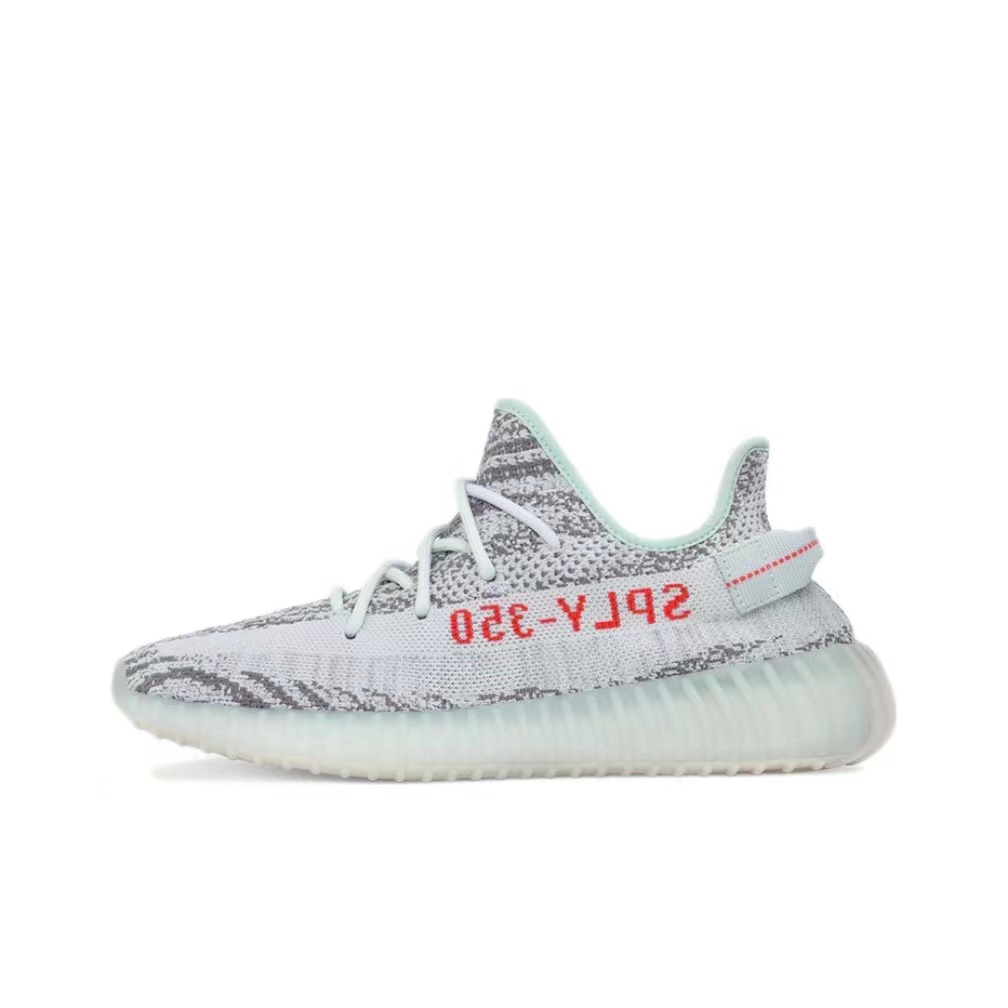 adidas阿迪达斯 originals Yeezy Boost男女冰蓝低帮休闲鞋B37571