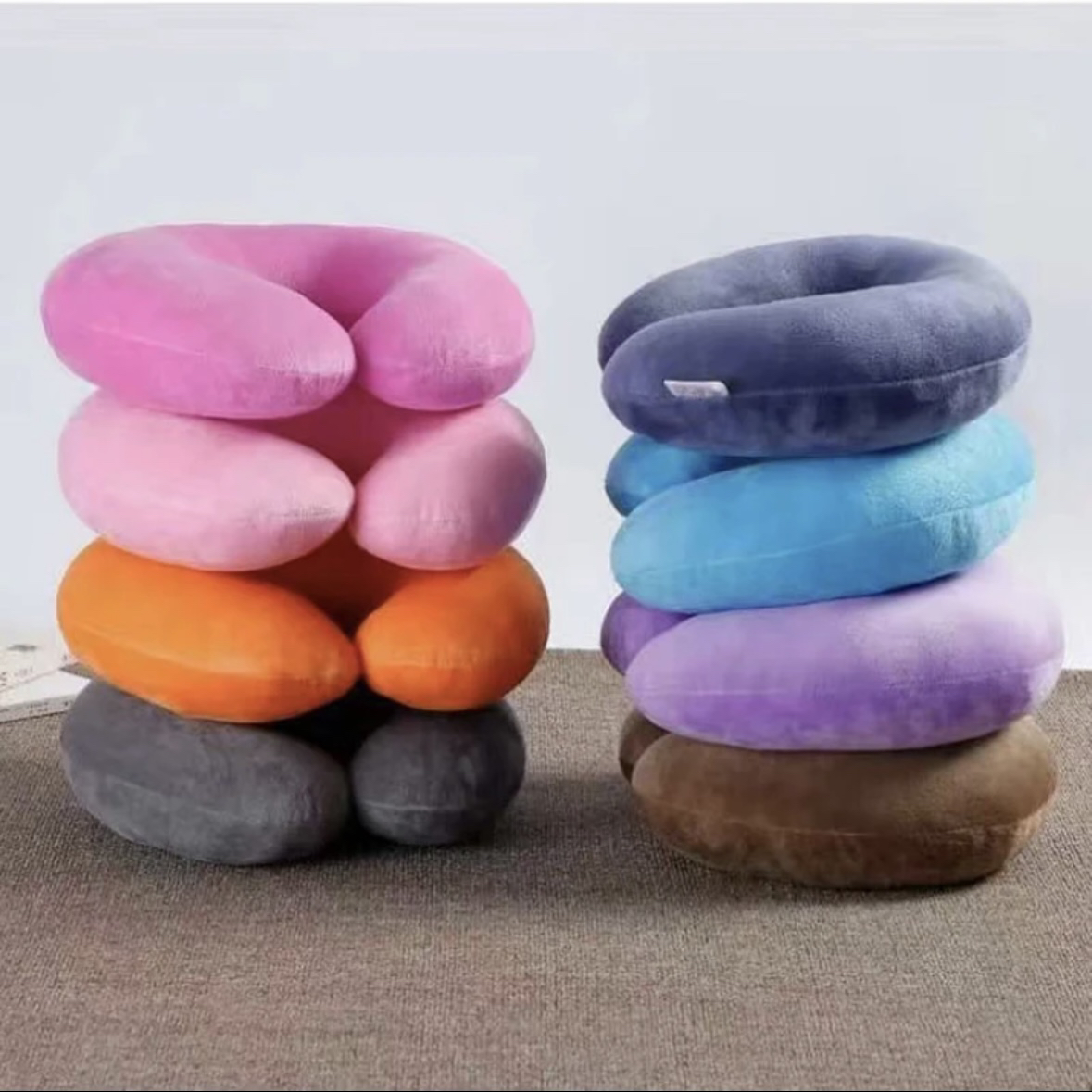 【刘总补贴】记忆棉U型枕护颈枕午睡靠枕旅行飞机枕颜色随机发