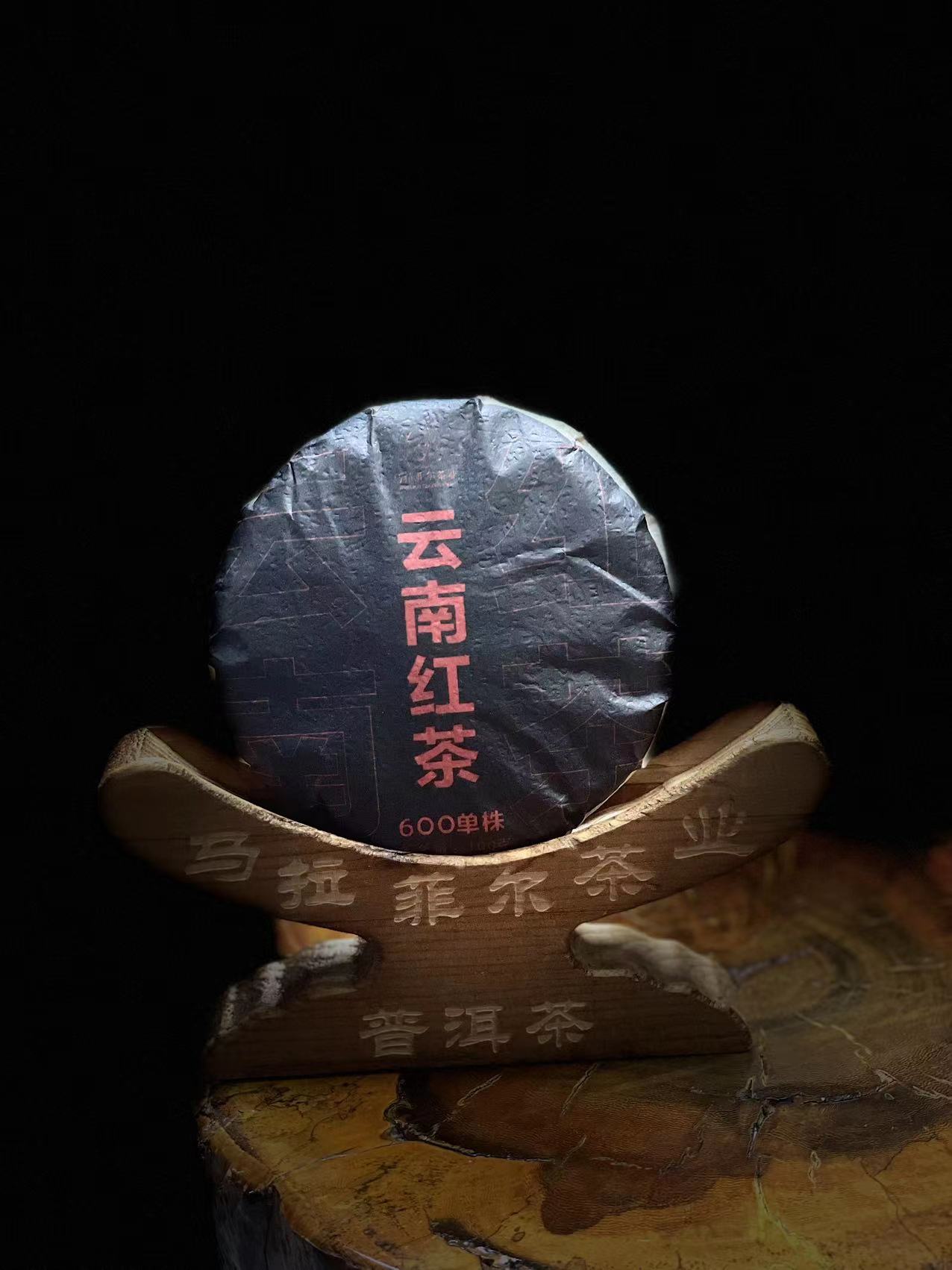 红茶 普洱茶红茶2023年100g/饼 头春头采