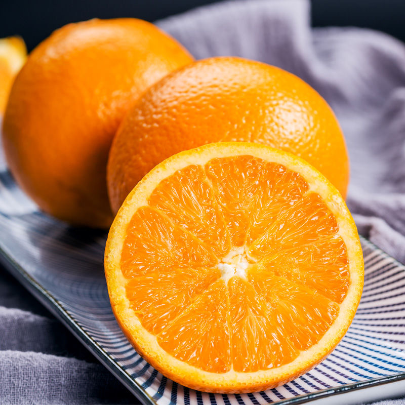 奉节脐橙纽荷尔脐橙新鲜采摘带箱5斤单果65-85mm