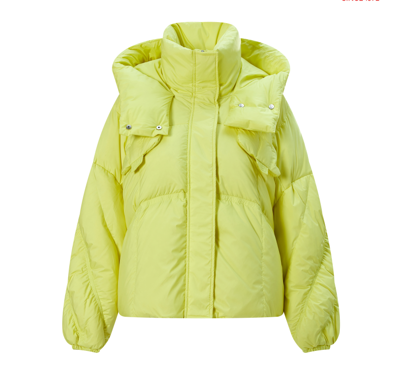 羽绒服时尚休闲女士秋冬百搭潮流女款保暖加厚韩版018黄色