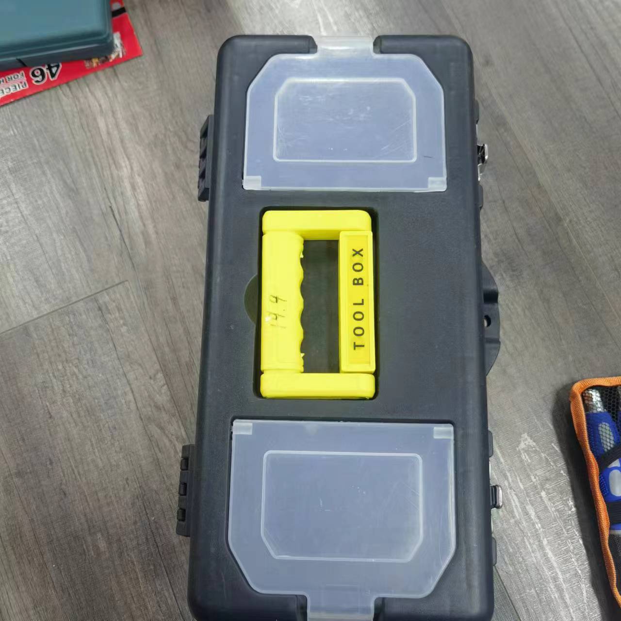 库存五金尾货清仓捷科14寸铝合金工具箱