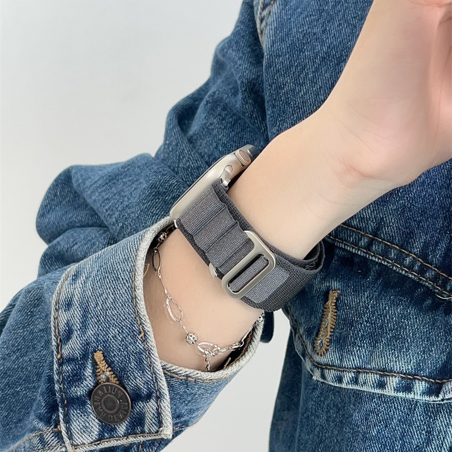 适用苹果iwatchS9手表表带ultra高山回环舒适applewatch8/7/6/5/4