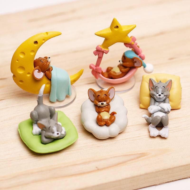 猫和老鼠汤姆猫杰瑞鼠动画手办玩具模型公仔摆件蛋糕烘焙礼物可爱
