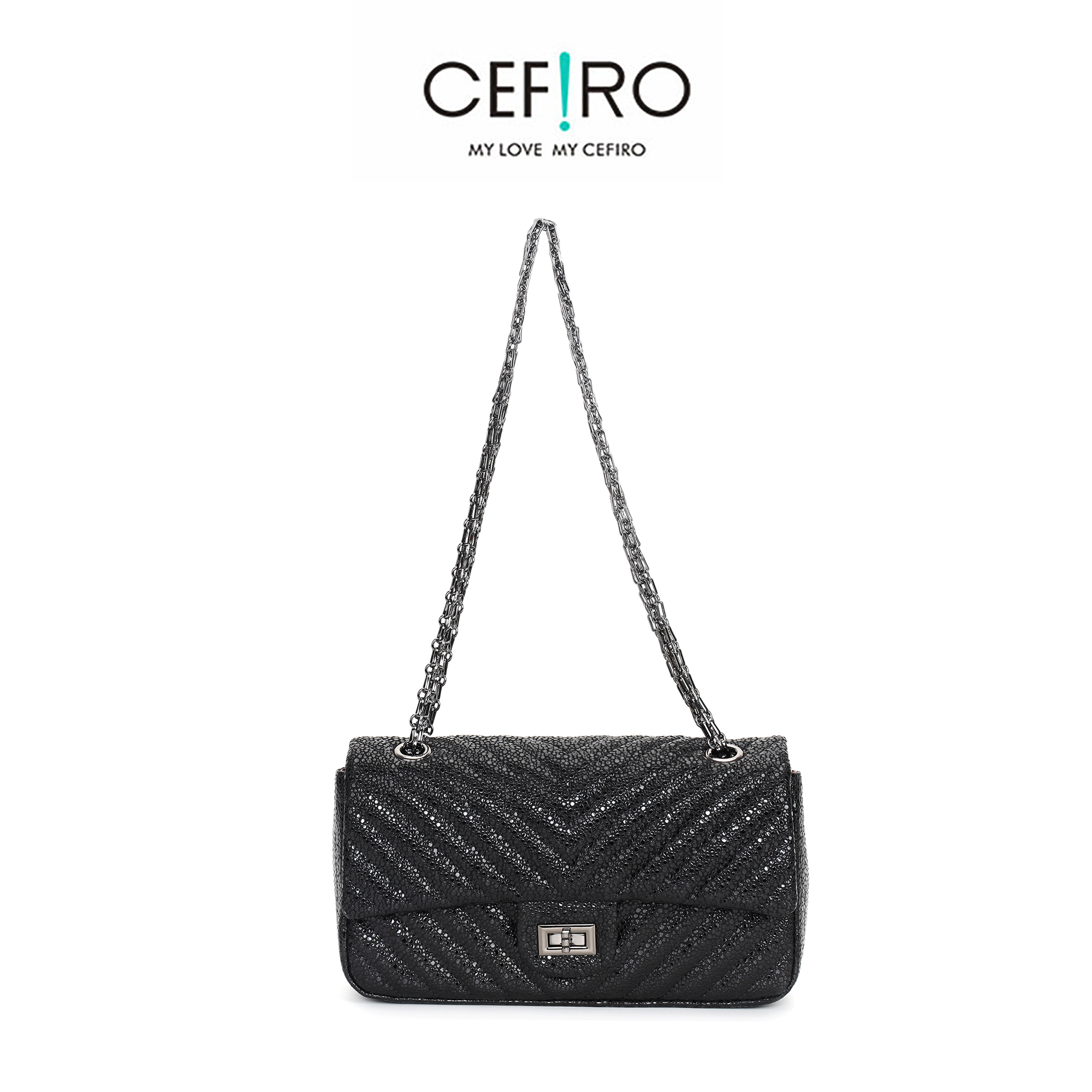 【CEFIRO · CiCi】 新品上新！新款女包 WGG-1FA185-1101 黑色