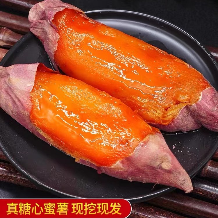 新鲜现挖烟薯25号烤红薯流油地瓜4.5-5斤