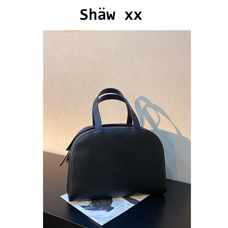 Shaw xx【时光之织】新款头层牛皮轻奢女士单肩托特包  3200#