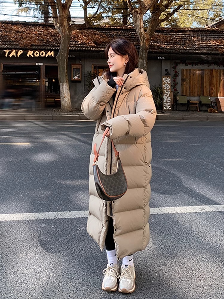 巨强严选杂款【集合链接】白色羽绒服女轻薄加绒加厚保暖连帽外套