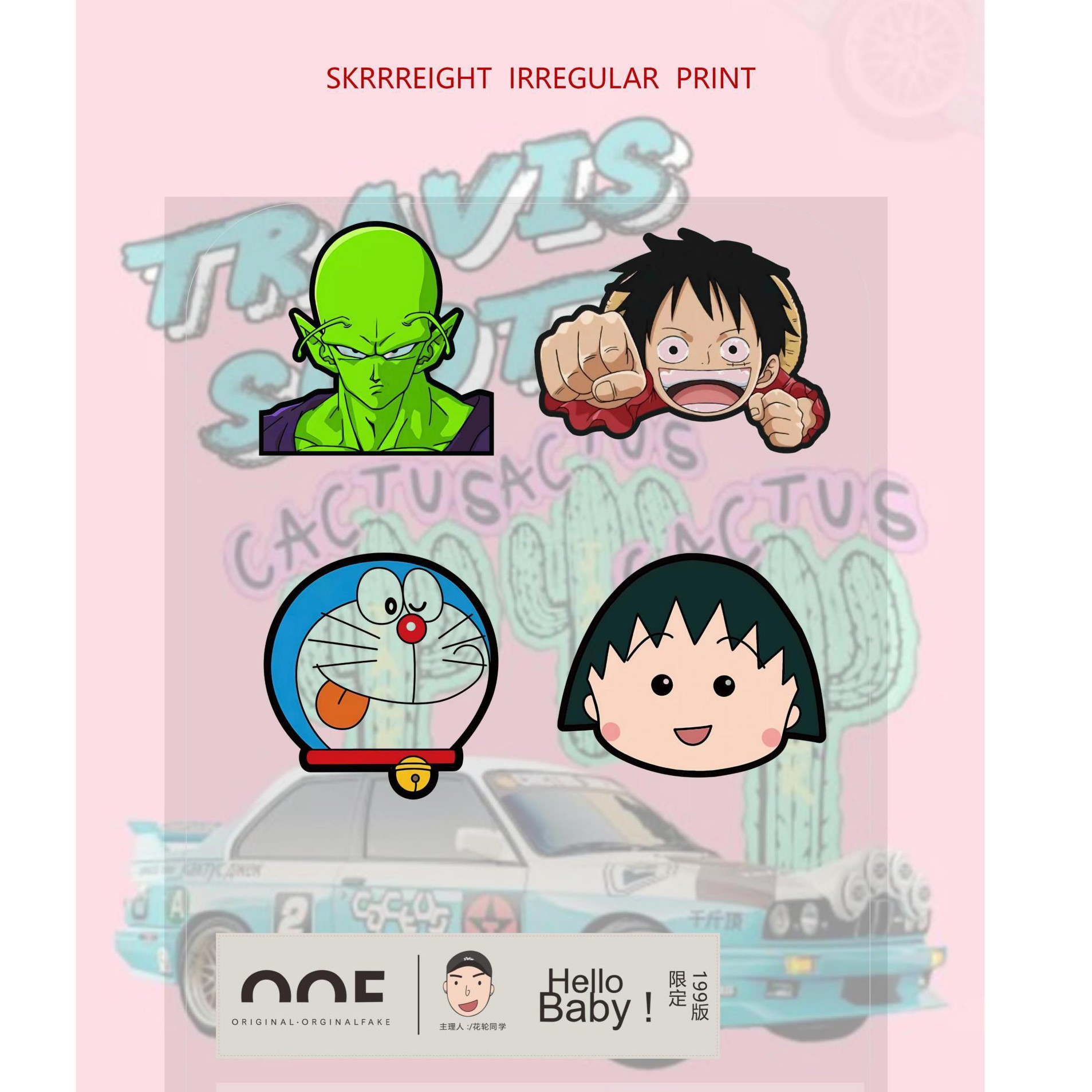【双12浮力】第一弹OOF艺术家收藏亲签 木雕异形版画 收藏盲盒