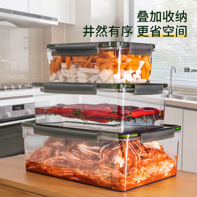 大容量密封罐泡菜坛子食品级家用塑料加厚咸菜储存容器专用腌菜盒