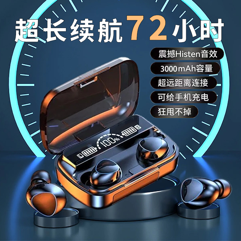 2023新款无线蓝牙耳机超长续航智能触屏OPPO华为vivo小米苹果通用
