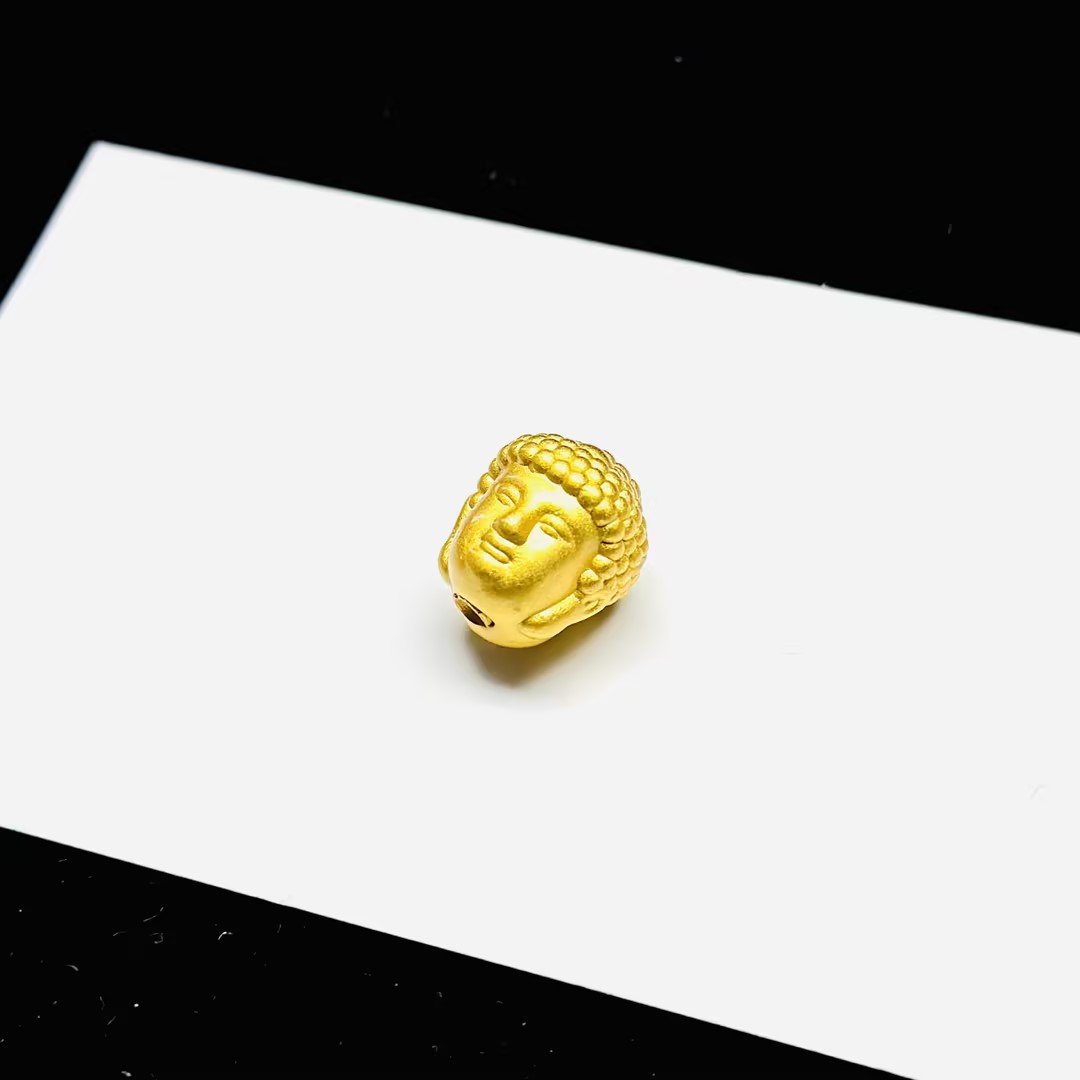 足银银制品 【HH】999足银双面佛头路路通-多样性发-不配证书