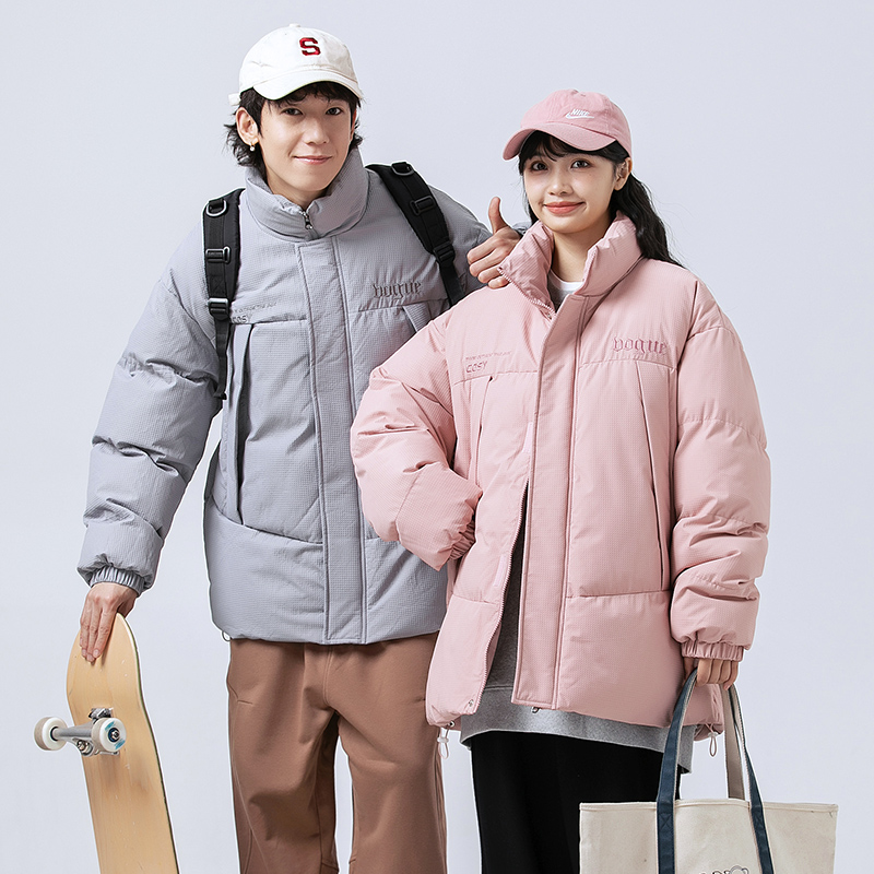 【ARTSMAN】日系潮牌情侣刺绣工装棉服男冬季宽松加厚立领外套保暖