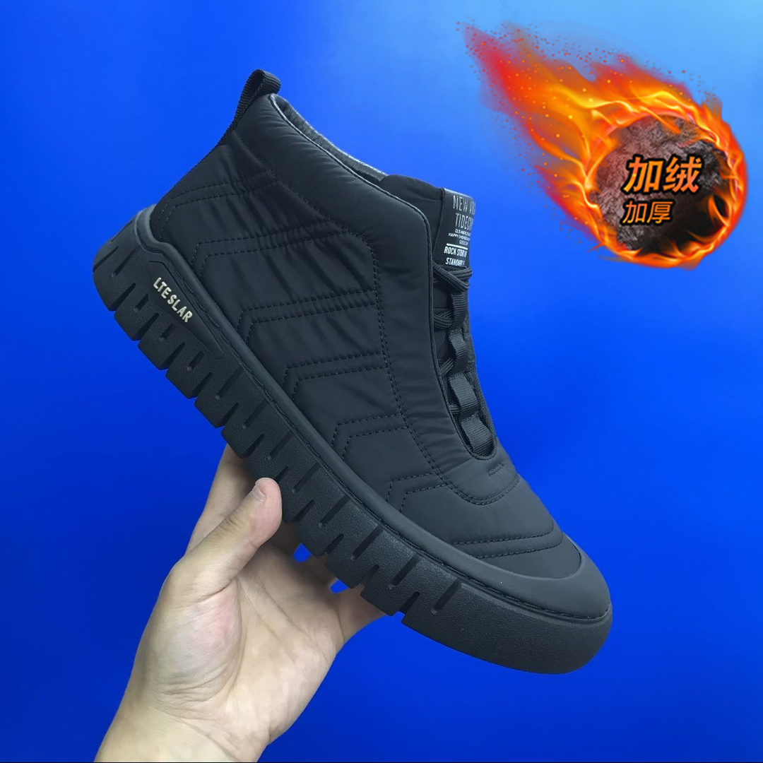 回力特棉鞋男款冬季男鞋高帮加绒加厚保暖抗冻男士雪地靴防水棉靴