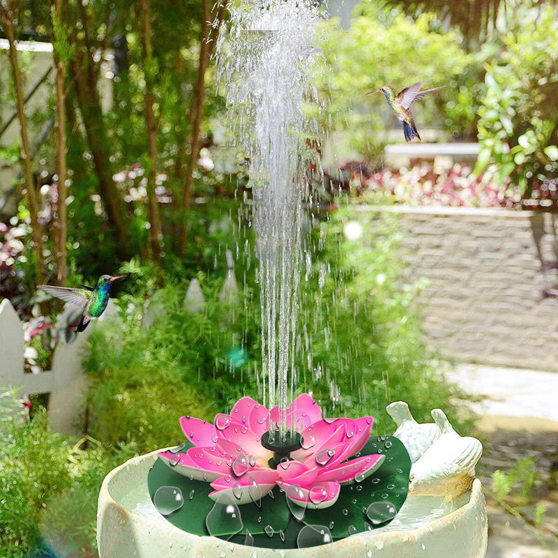太阳能喷泉增氧泵鱼池彩灯自动喷水浮水悬浮小型水泵景观户外庭院