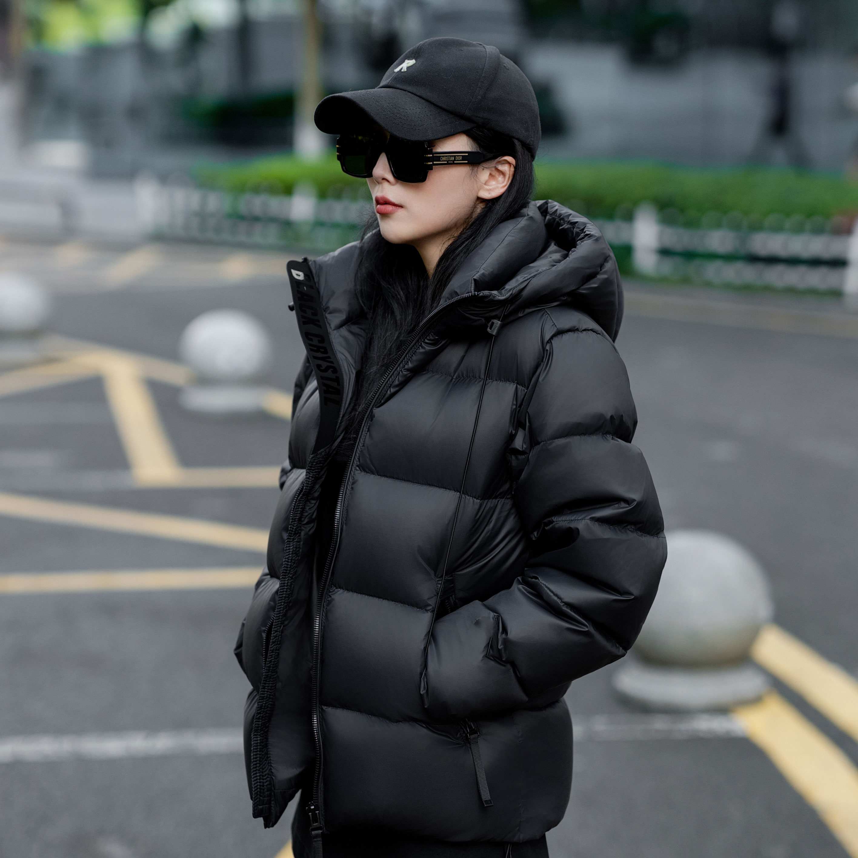 TY-【天邑严选】短款黑金！高档时尚情侣款鹅绒服*SP 9251